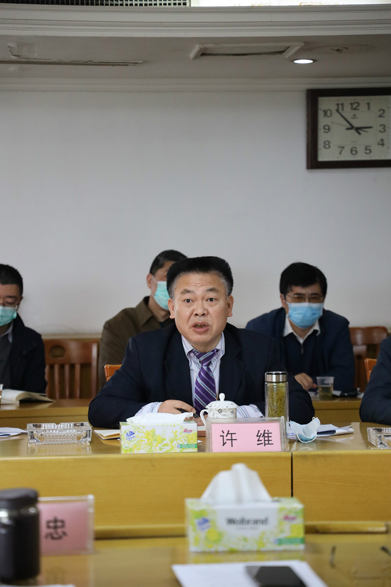 建功新時代 重鑄新輝煌 ——現代農業集團黨委書記董事長許維到糧油集團調研